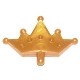 Minifigure, Crown Tiara, 5 Points, Rounded Ends