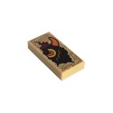 Tile 1 x 2 with Groove with Dark Tan Markings and Black Monster Head with Yellow Eye and Orange Horn Pattern (Nexo Knigh...