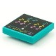 Tile 2 x 2 with Groove with BeatBit Album Cover - Music Notes in Space Invaders-Style Pattern