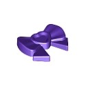 Friends Accessories Hair Decoration, Bow with Heart, Long Ribbon and Pin