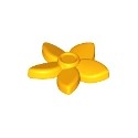 Friends Accessories Hair Decoration, Flower with Pointed Petals and Pin