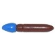 Minifigure, Utensil Paint Brush with Molded Blue Bristles Pattern