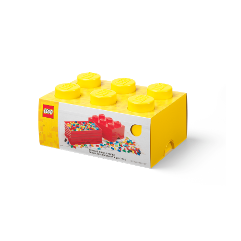 Caja almacenaje 6 - Amarillo