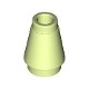 Cone 1 x 1 with Top Groove