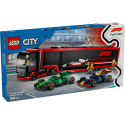 Camión de F1® con Coches de F1® RB20 y AMR24