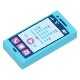 Tile 1 x 2 with Smartphone, Phone, Speech Bubble, Note, Play Button, Signal Strength and Battery Level Pattern