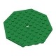 Plate, Modified 10 x 10 Octagonal with Hole